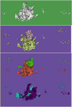 Figure 1 Shows the original data. Different time series of the tumor suggest that the tumor is shrinking.