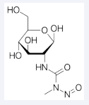 Figure 1 Diagram showing the chemical structure of streptozotocin