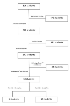 Study participant’s flow chart