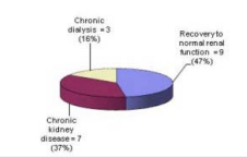 Follow up of patients with non-malignant hypertension (N= 19) for a  mean period of 21 months (range 1-63)