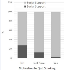 Motivation to quit smoking in relation to social support.