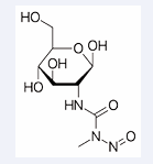 Figure 1 Diagram showing the chemical structure of streptozotocin.